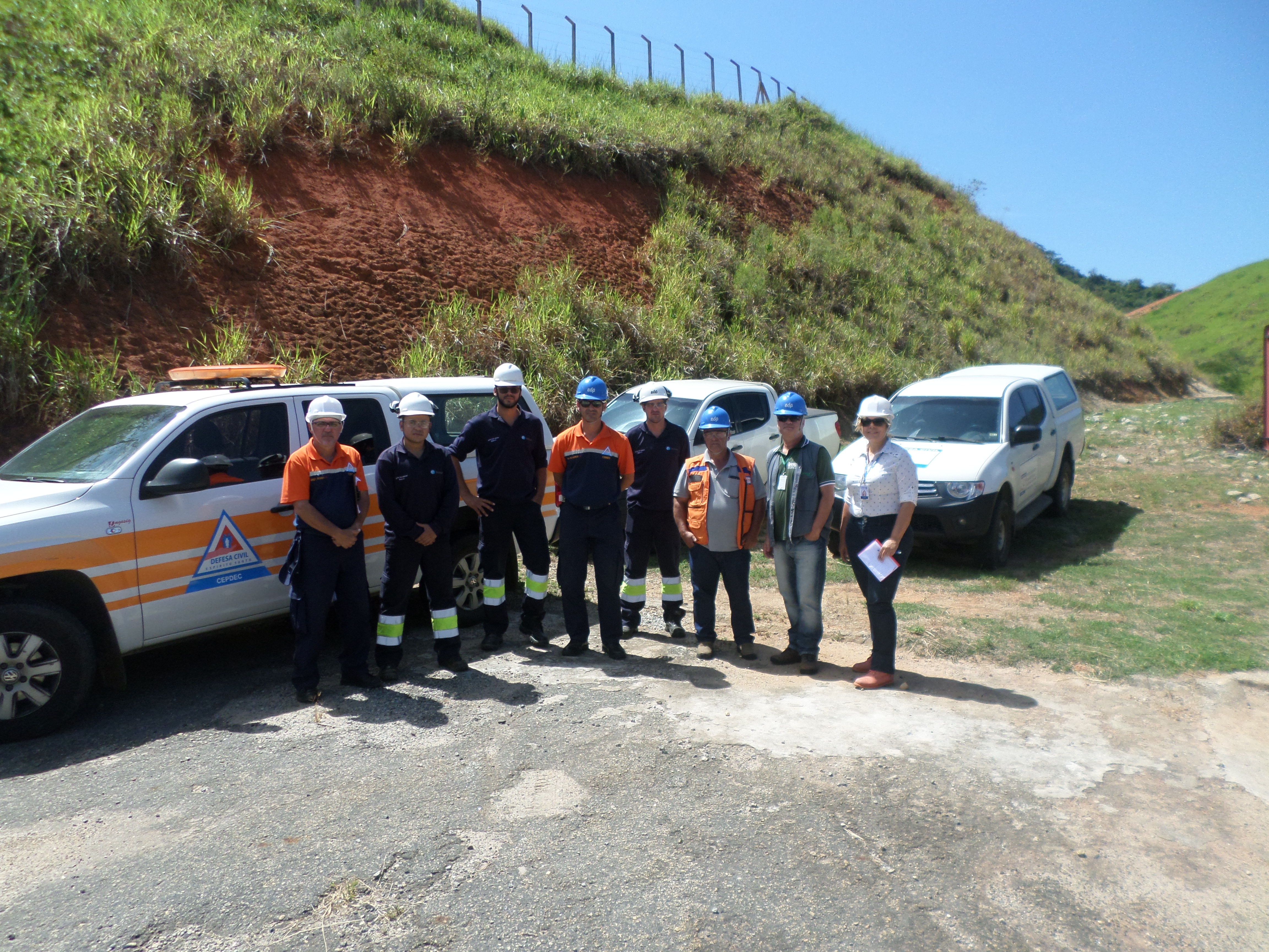 Equipe de vistoria - PCH Francisco Grós
