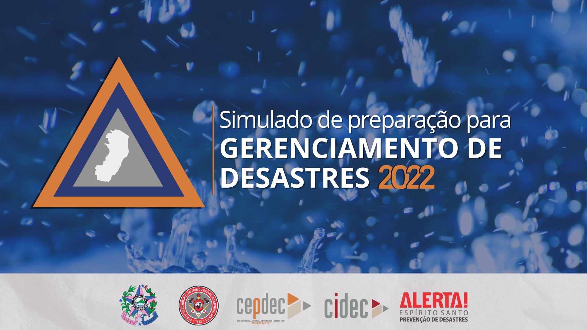 SIMULADO DE PREPARAÇÃO PARA GERENCIAMENTO DE DESASTRES